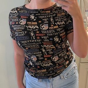 Hysteric glamour graphic tee